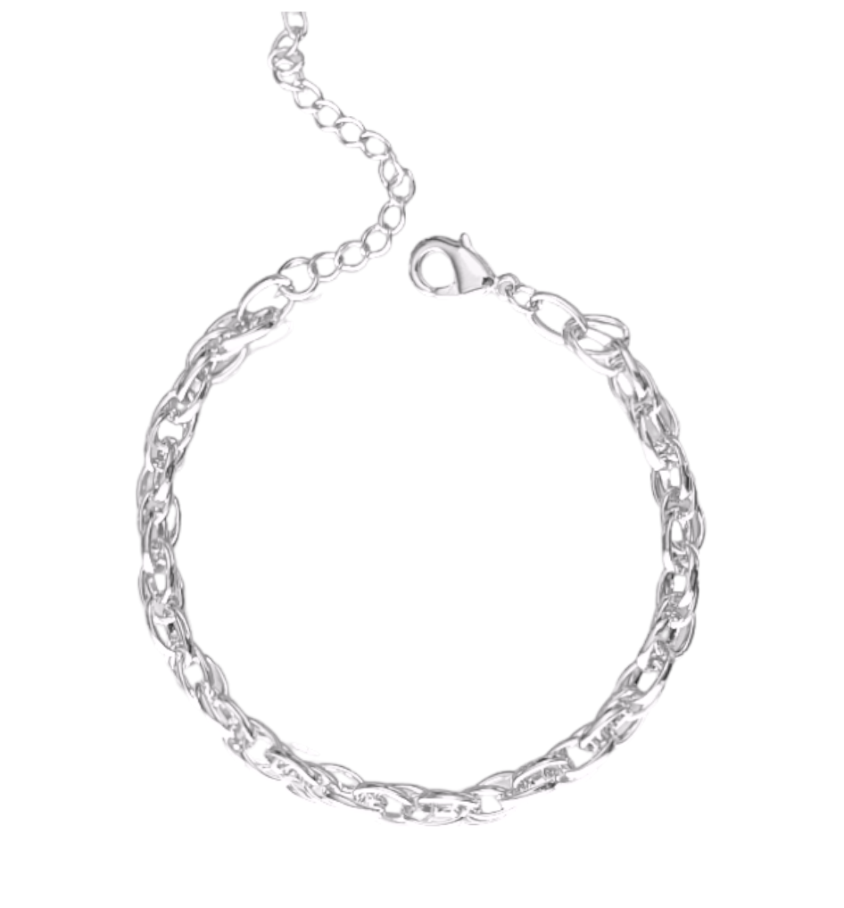 Pulseira corrente mini elos