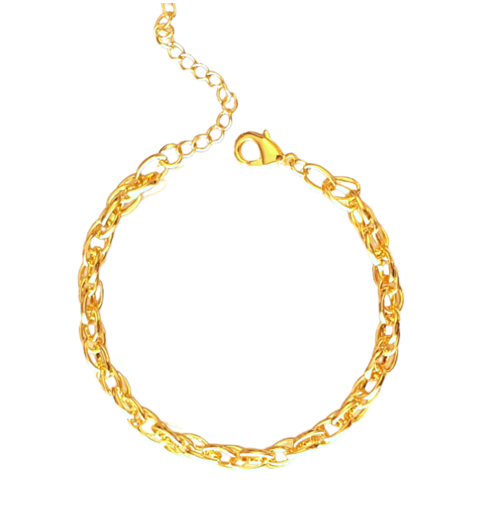 Pulseira corrente mini elos