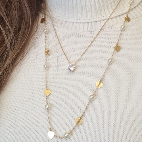 Colar ponto de luz 8MM com corrente veneziana. Um verdadeiro encanto!  Semijoia perfeita para quem não abre mão da personalidade e elegância para compor os acessórios e looks. Excelente escolha para quem busca uma peça única e versátil. 