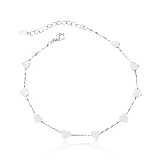 Tornozeleira corações